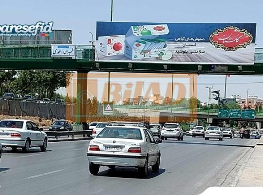 عرشه پل عابر بزرگراه خرازی/پل احمدی