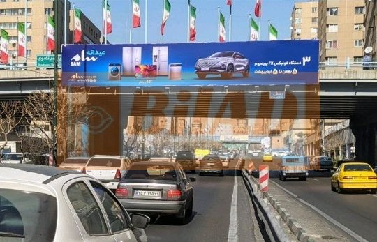 عرشه پل سواره اتوبان نواب مرتضوی – جنوب شمال
